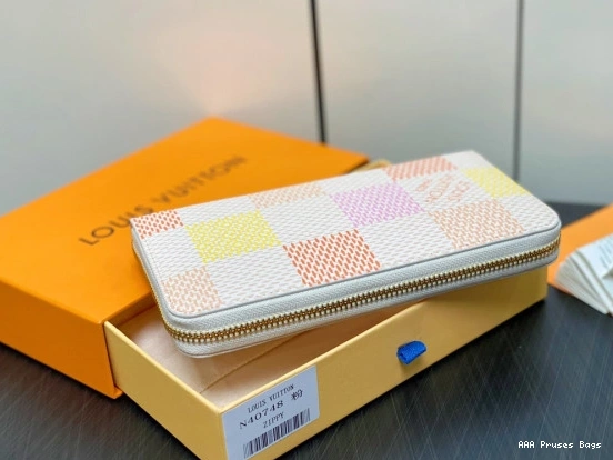 AAA Pruses Bags LOUIS cm WALLET-19.5*10.5*2.5 ZIPPY VUITTON 0714